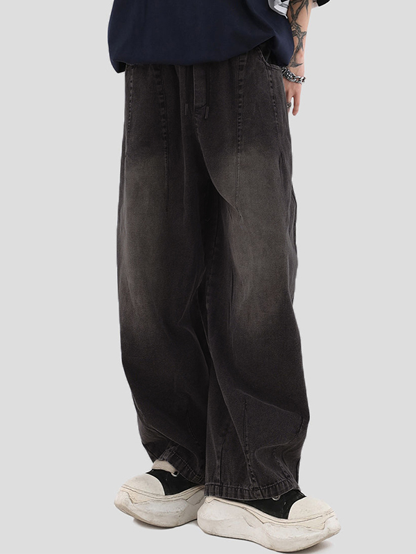 Lose Herrenjeans im Washed-Ombre-Stil