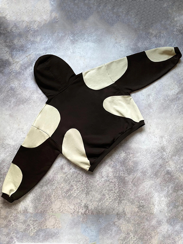 Sweatshirt mit Patchwork-Farbblock