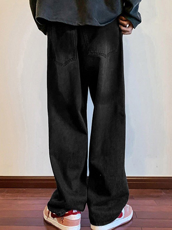 Herren-Vintage-Waschung Faded Slim Jeans