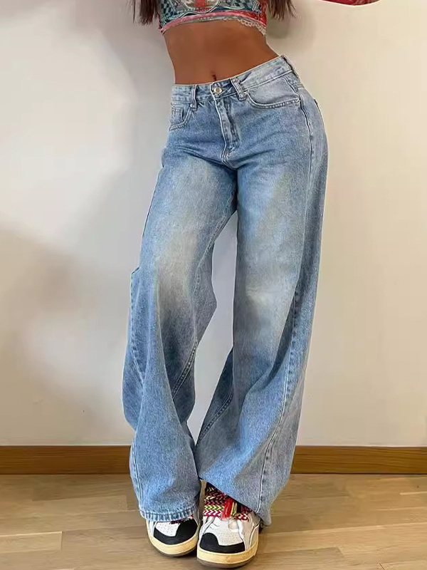 Retro-amerikanische Boyfriendjeans