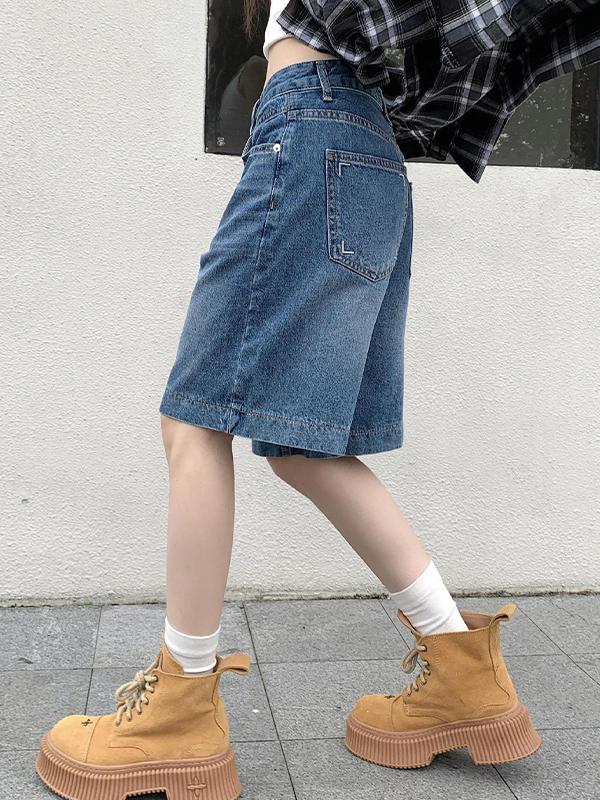 American Retro-Jeansshorts