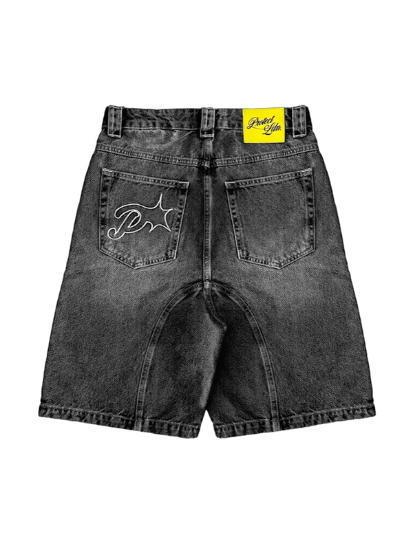 Lässige Retro-Jeansshorts