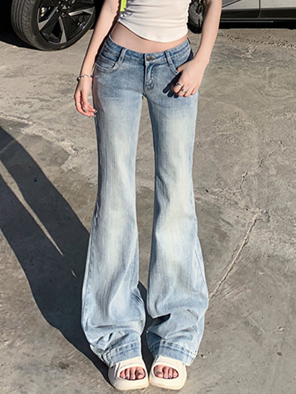 Vintage Persönlichkeit Flare Jeans