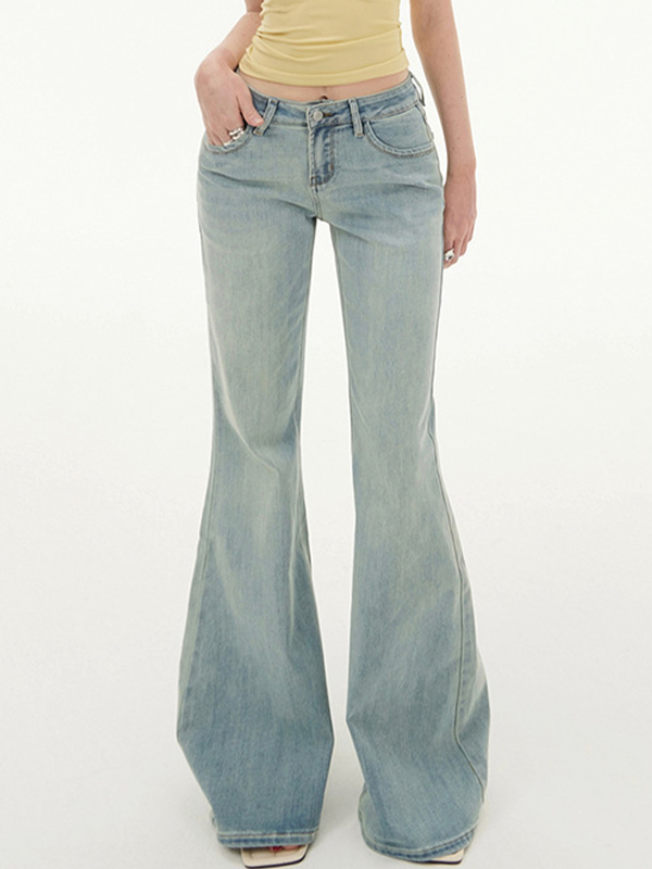 Personalisierte Slimming Flare Jeans