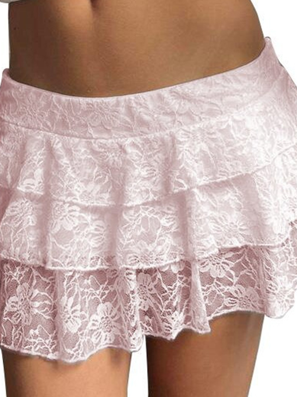 Mehrlagiger stapelbarer Minirock