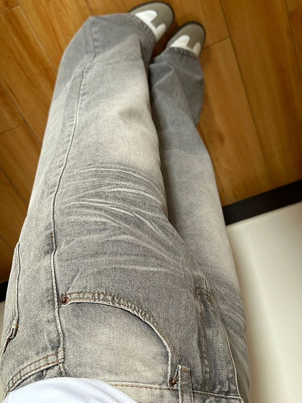 Amerikanische Retro-Boyfriendjeans