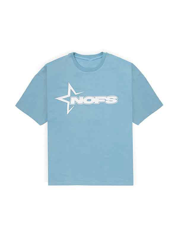 Übergroßes Kurzarm-T-Shirt für Herren mit Sternenmuster