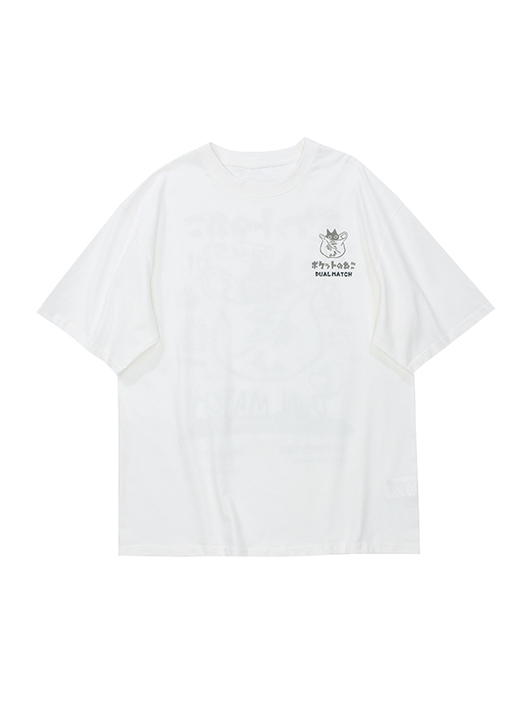 Street-Kurzarm-T-Shirt für Herren in Übergröße