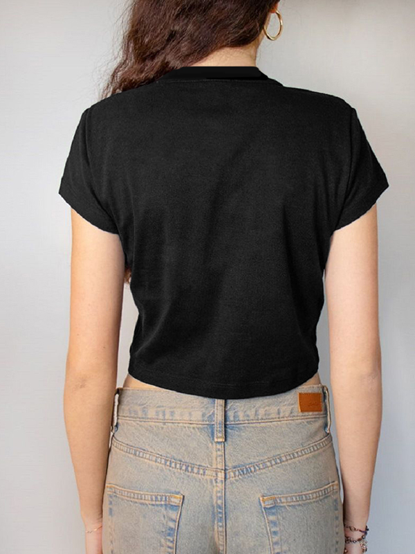 Kurzarm-T-Shirt mit Sternenmuster