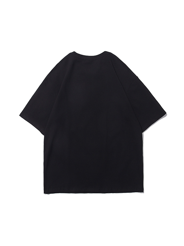 Kurzärmliges T-Shirt mit Diamant-Schriftzug für Herren