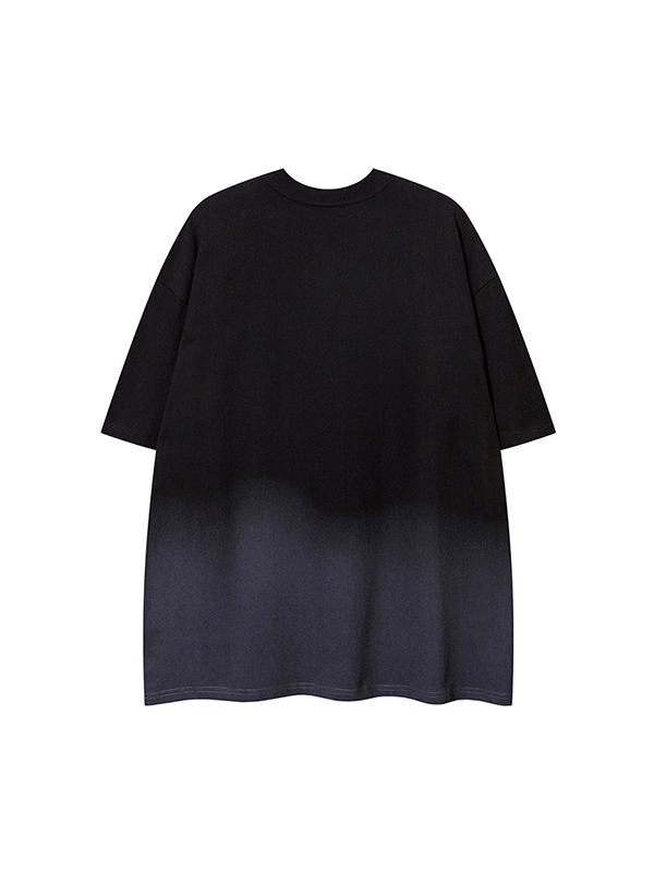 Übergroßes kurzärmliges T-Shirt mit Buchstabendruck und Grafik für Herren