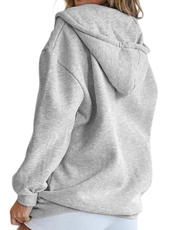 Übergroßer Hoodie in Unifarbe