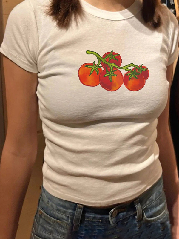 Bedrucktes Kurzarm-T-Shirt