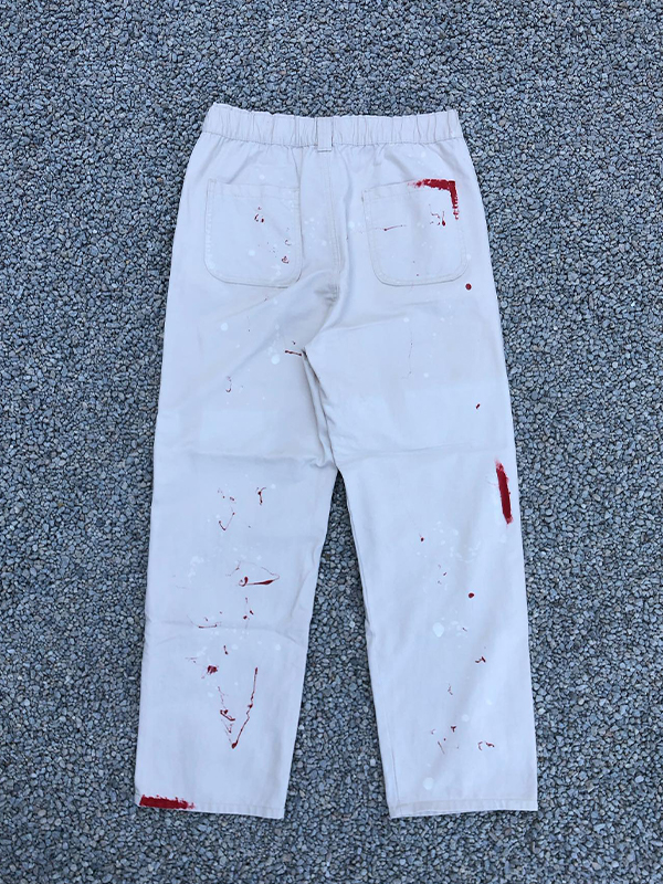 Lockere Jeans mit Print für Herren