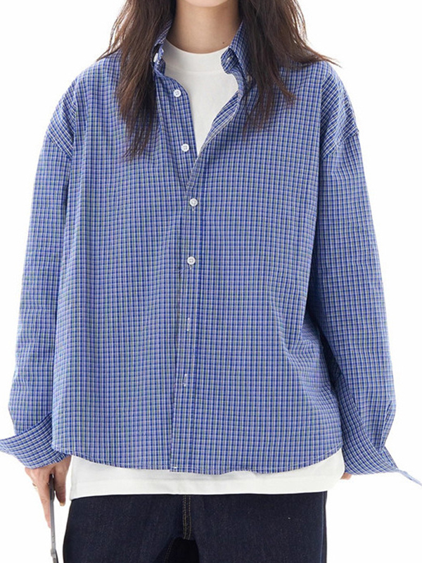 Langärmlige Hemden mit Karomuster