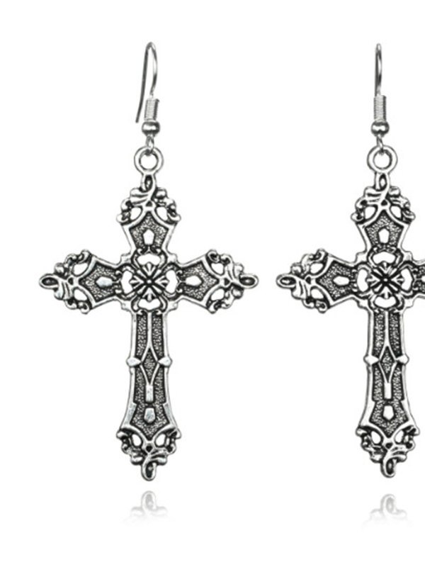 Vintage Kreuz Ohrringe
