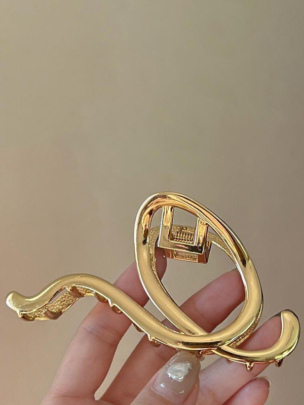 Große Haarklammer aus Metall