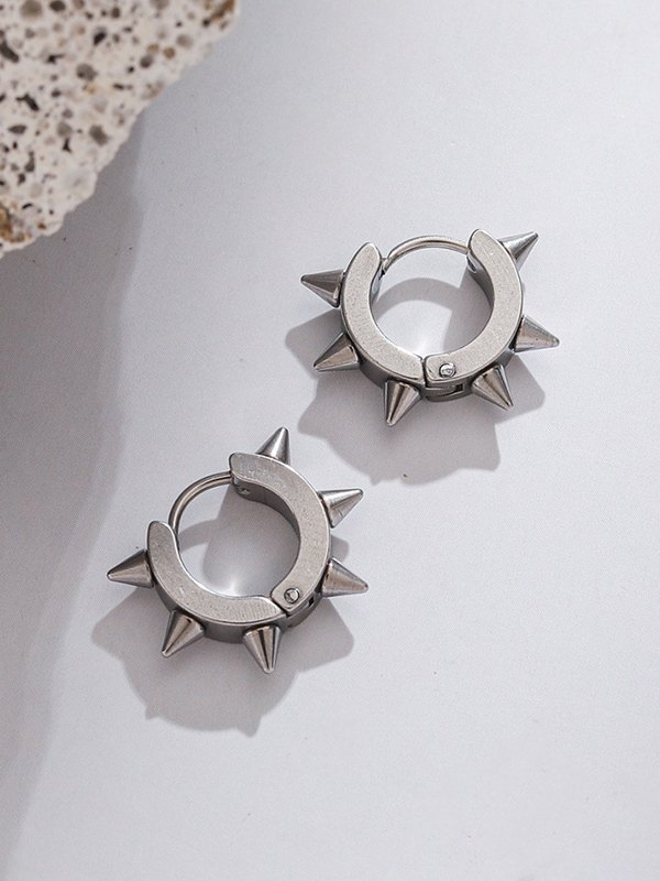 Herren Punk Rivet Creolen