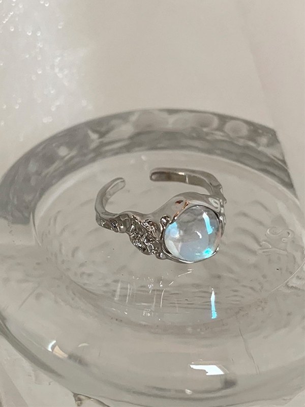 Vintage Stein Anhänger Manschettenring