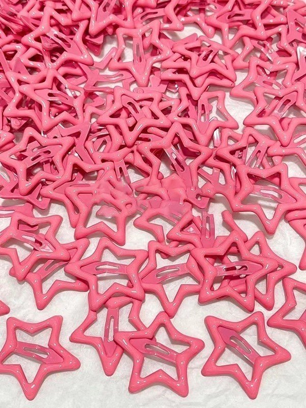 Kleine Haarspange mit Sternenmuster