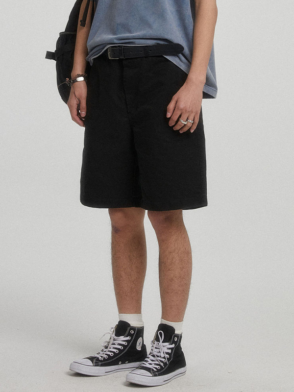 Schlichte, gerade, lässige Shorts für Herren