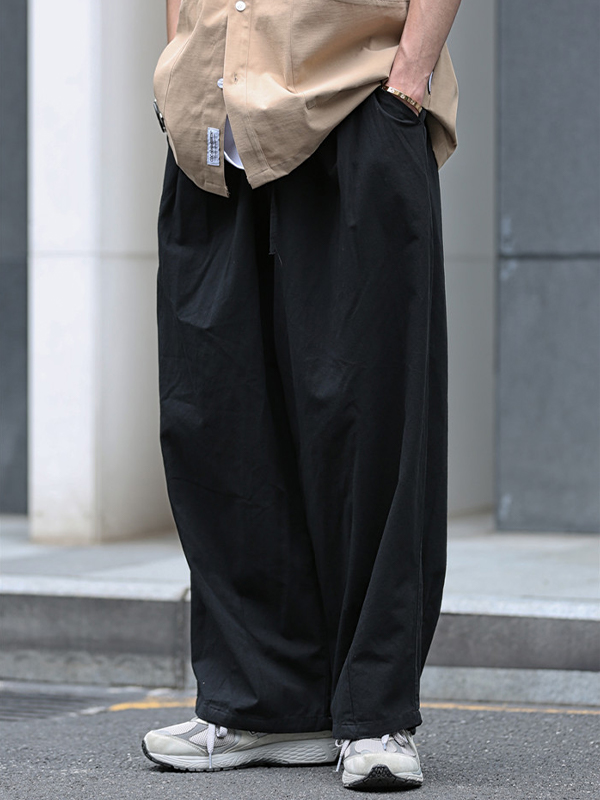 Lockere, lässige Retro-Hose mit weitem Bein für Herren